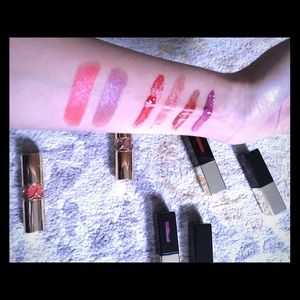 YSL LIP STAIN + LIPSTICK BUNDLE 6PCS-MUSTGO